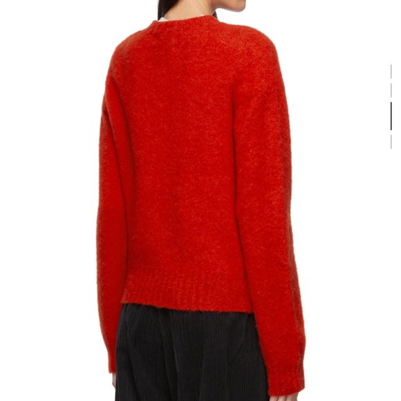 YMC Jets lambswool red sweater - Picture 2 of 3